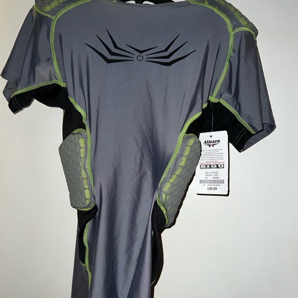 Adults Alleson Athletic Football Padded Shirt - Picture 2 of 2